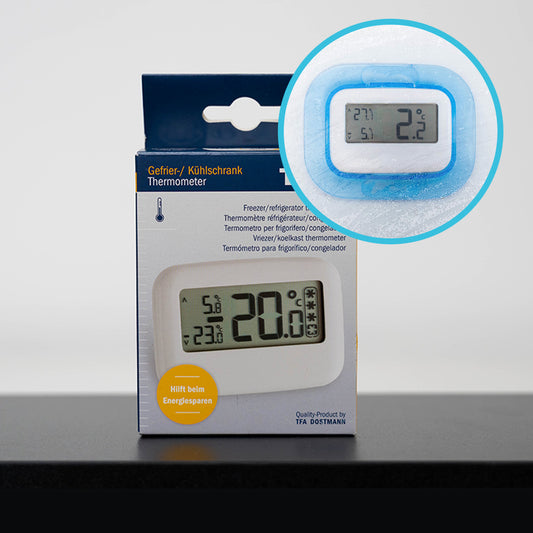 Kühl-Gefrierschrank-Thermometer - selbstklebend - swhs-lmhv