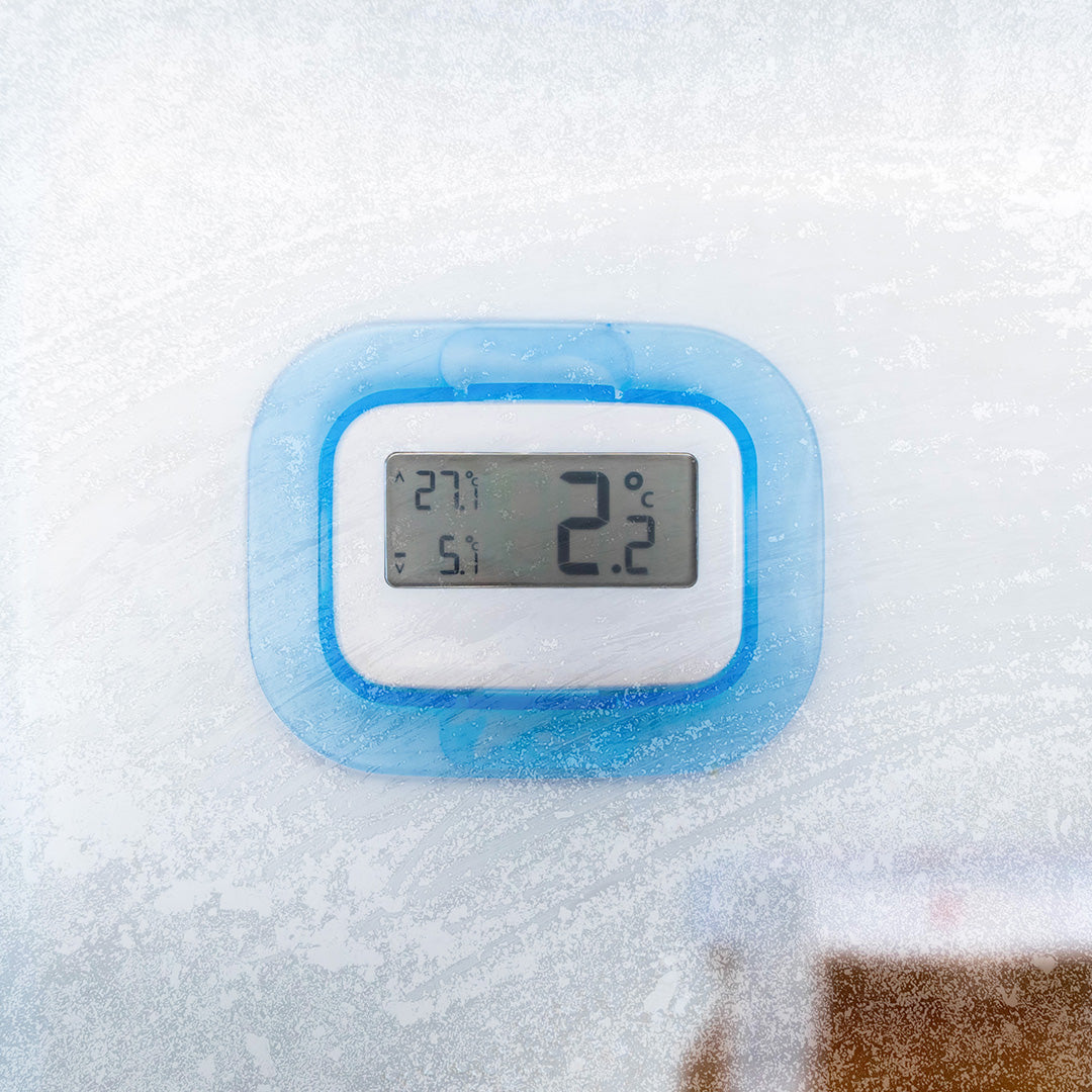 Kühl-Gefrierschrank-Thermometer - selbstklebend - swhs-lmhv